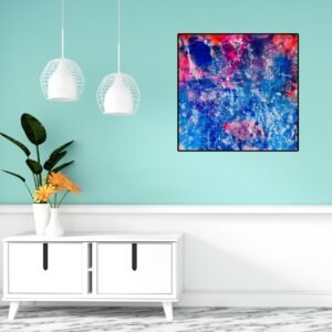 Tiefes Echo – Acrylgemälde auf Leinwand (90 x 90 cm)
