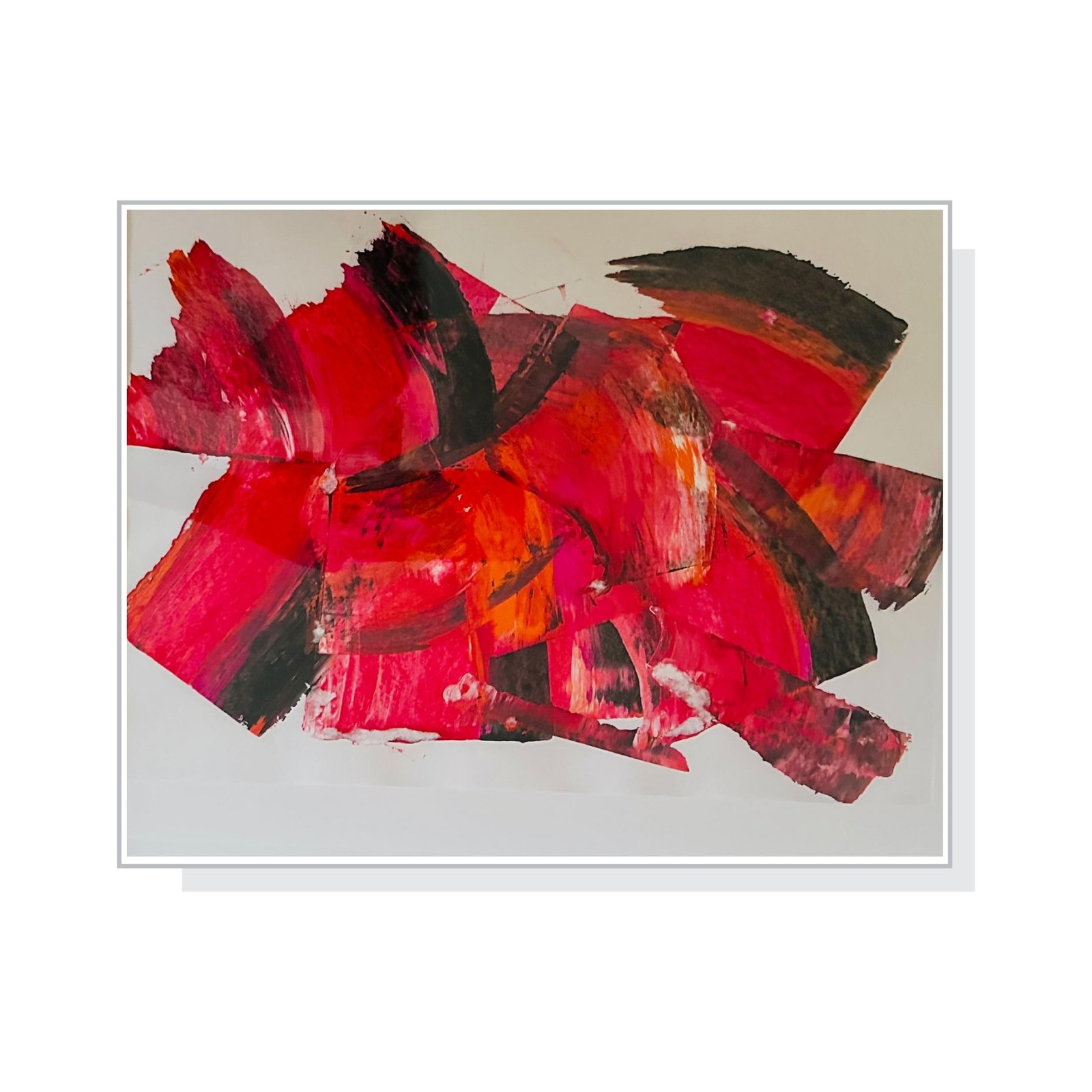 Farberausch M2 - Acryl und Gouache auf Papier (29,7x42cm) 160gr