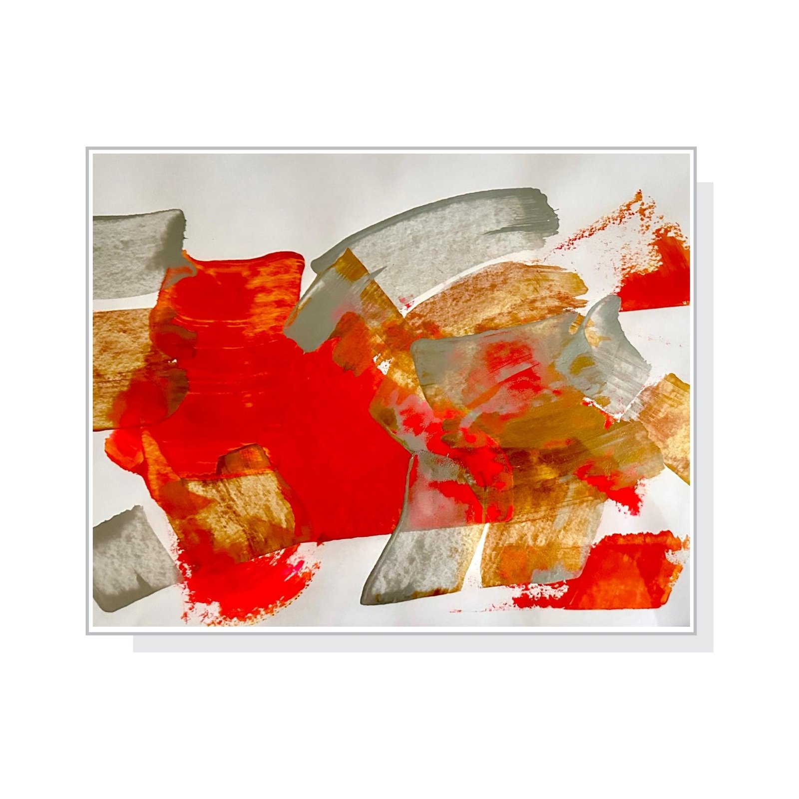 Farberausch M3 - Acryl und Gouache auf Papier (29,7x42cm) 160gr