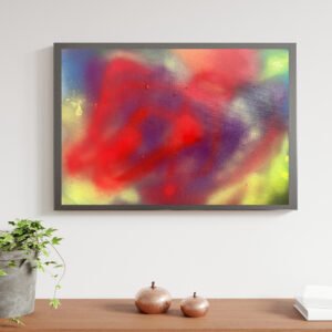 Galerie - Innere Spur I – Rote Erinnerung (30 x 40 cm)