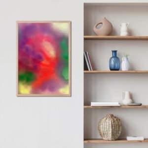 Galerie - Innere Spur V – Inmitten von Rot (30 x 40 cm)