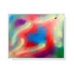 Innere Spur III – Zentrum aus Blau (30 x 40 cm)