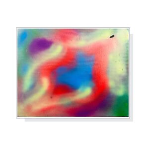 Innere Spur III – Zentrum aus Blau (30 x 40 cm)